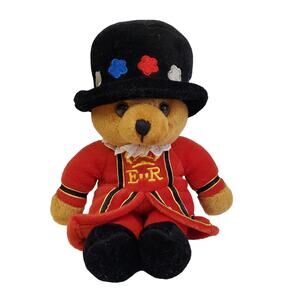 Keel Toys Plush Stuffed Bear UK Toys Beefeater Tower of London Plush